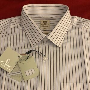 RICHMAN Premium Striped French Cuffed Dress Shirt